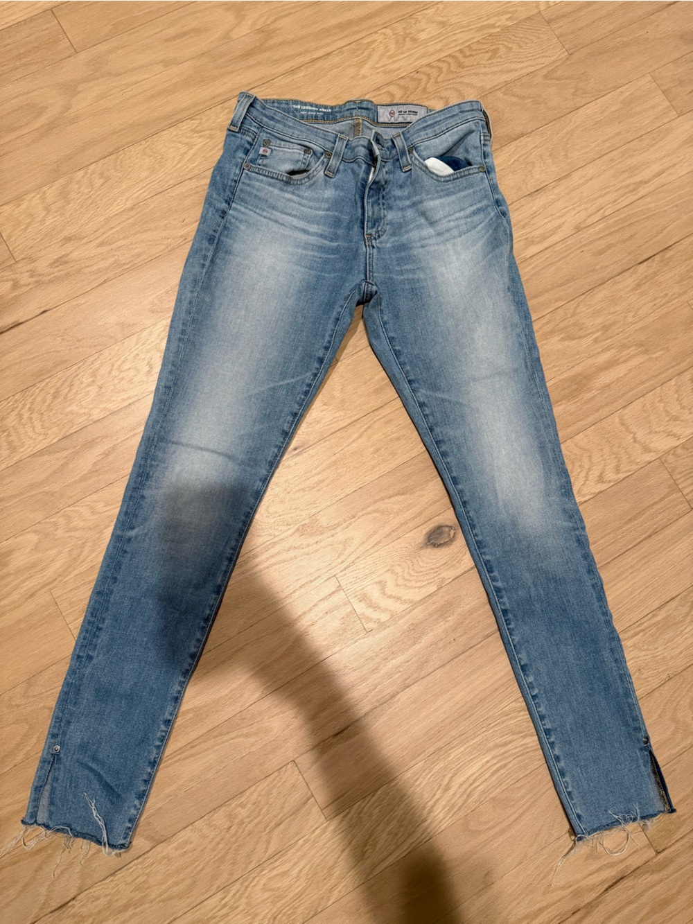 AG Adriano Goldschmied Light Blue Skinny Jeans